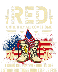 Red Friday Until They Come Home My Soldier US Flag Military T-Shirt