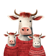 Christmas Cow Family Matching Outfit Tank Top