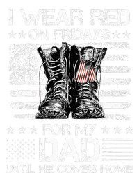 I wear red on friday for my dad combat boots veteran day Toddler Sweatshirt