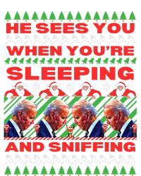 Sleepy Joe Biden Christmas He Sees You When You're Sleeping Premium Hoodie