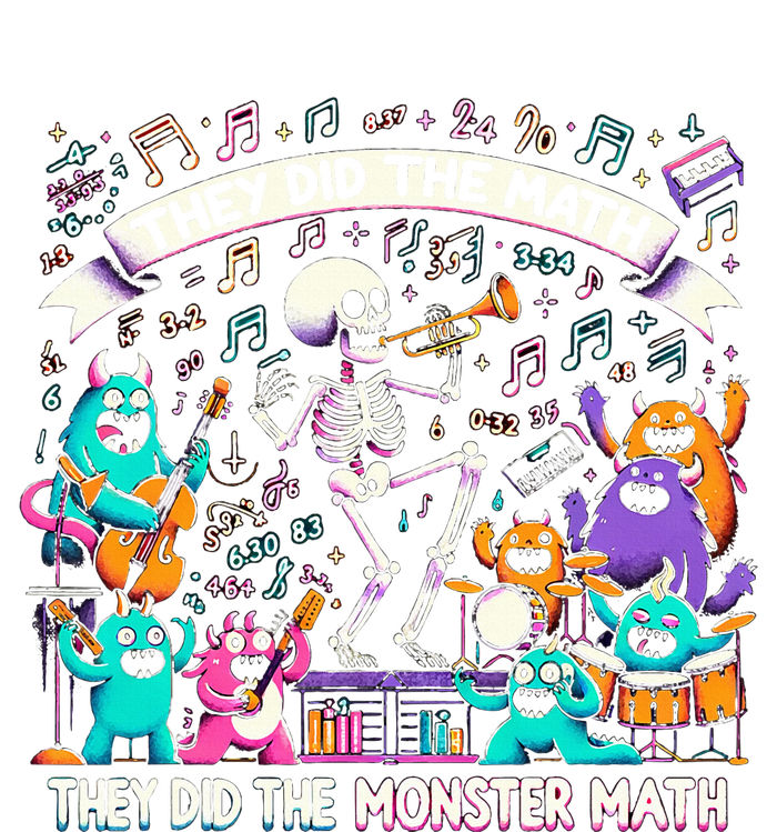 Skeleton Dancing They Did The Math They Did The Monster Math Toddler Zip Fleece Hoodie