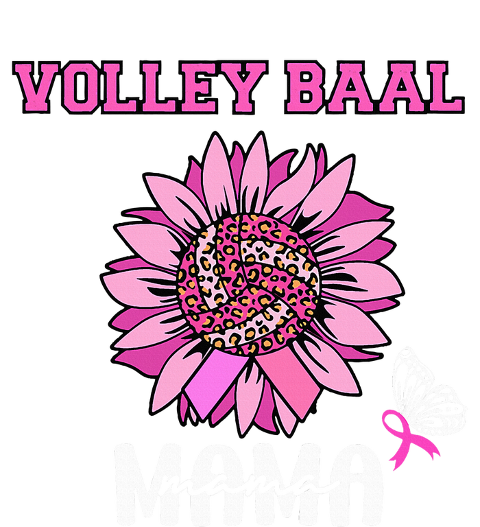 Volleyball Mom Pink Ribbon Breast Cancer Awareness Fighters Sweatshirt Cinch Pack Bag