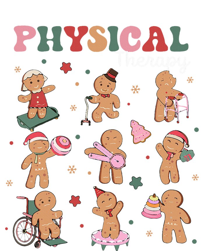 Retro Physical Therapy Gingerbread Christmas PT Funny Xmas Impact Tech Backpack