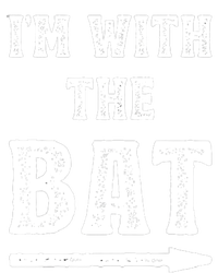 IM With The Bat Costume Halloween Matching Couple Lazy Diy T-Shirt