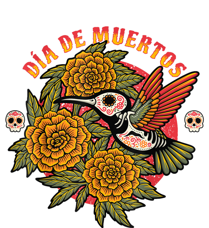 Dia De Muertos Hummingbird Valucap Bio-Washed Visor