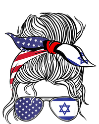 American Israeli Patriot Flag Girl Israel Grown T-Shirt