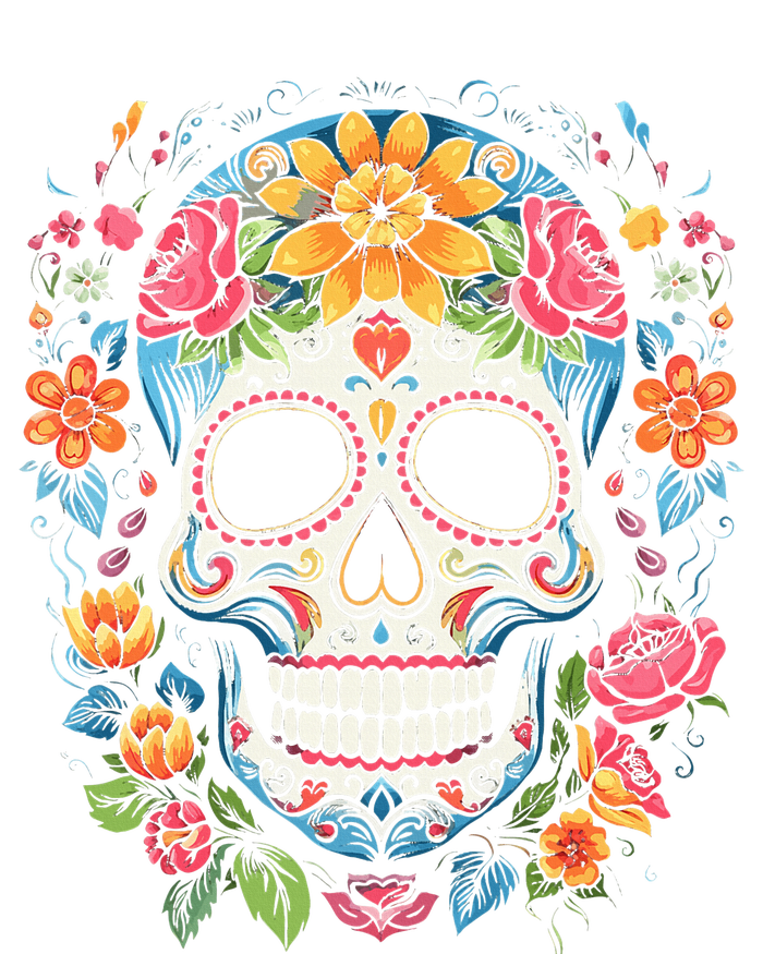 De Los Muertos Day of the Dead Sugar Skull Halloween T-Shirt