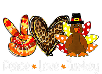 Peace Love Turkey Pumpkin Gobble Turkey Thanksgiving T-Shirt