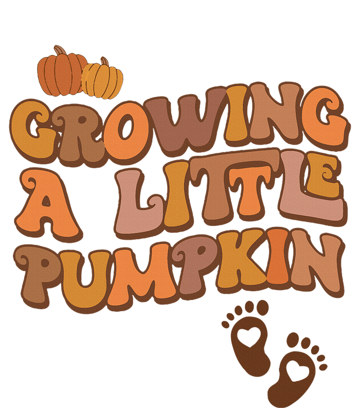 Growing A Little Pumpkin Thanksgiving Pregnancy Announcement Women's Long Sleeve Flannel Pajama Set 