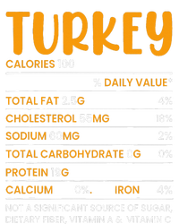 TURKEY NUTRITION FACTS Funny Thanksgiving Christmas Food Kids Long Sleeve Shirt