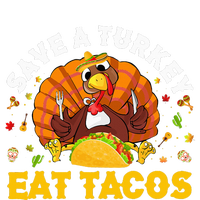 Save A Turkey Eat Tacos Thanksgiving Sombrero Turkey Taco T-Shirt