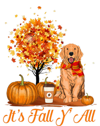 It's Fall Y'All Golden Retrievers Dog Halloween Thanksgiving Kids Long Sleeve Shirt