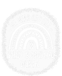 We Wear Red For Red Ribbon Week Awareness Toddler Fine Jersey T-Shirt