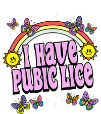 I Have Pubic Lice Funny Retro Offensive Inappropriate Meme Women's Flannel Pajama Set