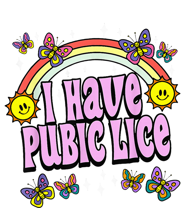 I Have Pubic Lice Funny Retro Offensive Inappropriate Meme Women's Flannel Pajama Set