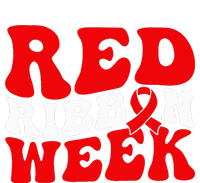 Groovy Red Ribbon Week We Wear Red For Awareness Toddler Fine Jersey T-Shirt