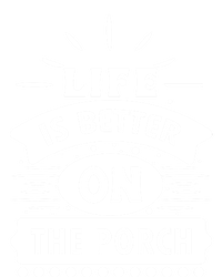 Life Is Better On The Porch Gift Ceramic Bell Ornament