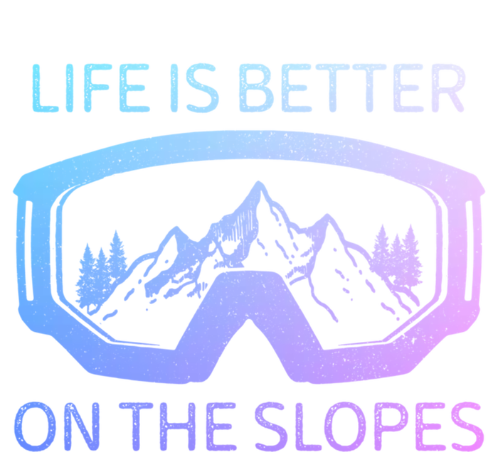 Life Is Better On The Slopes Ski Snowboard Snowmobile Skiing Gift Magnet