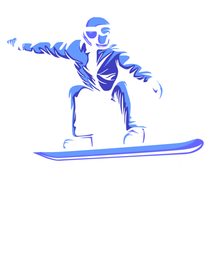 Life Is Better With Snow Snowboarding Gift Coaster