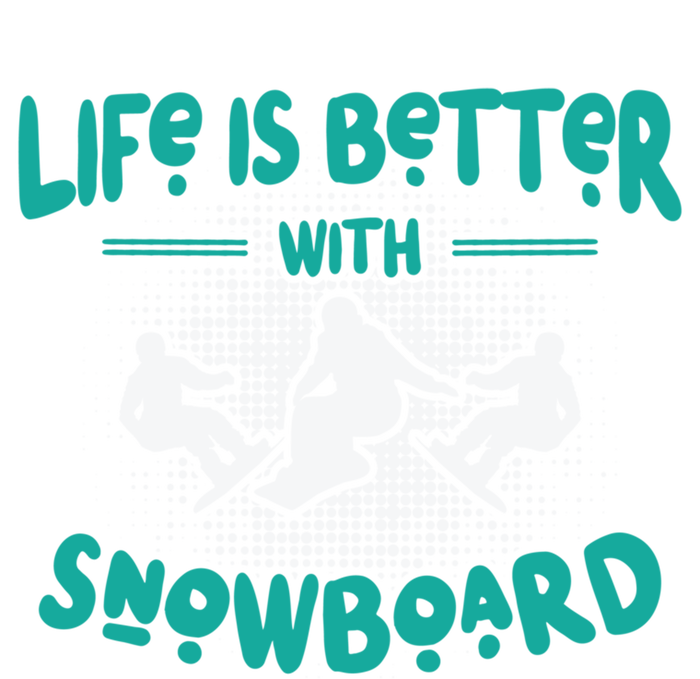 Life Is Better With Snowboard Snowboarding Retro Vintage Gift Kids Sweatshirt