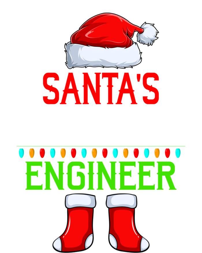 Lighting Xmas SantaS Favorites Engineer Christmas Gift T-Shirt