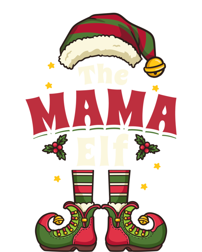 Mama Elf Mother Christmas Matching Family Gift Kids Sweatshirt