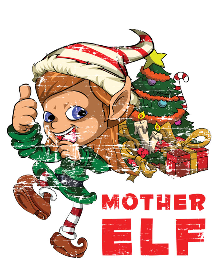 Mother Elf Family Xmas Pajama Mom Gift Mother Gift Toddler T-Shirt