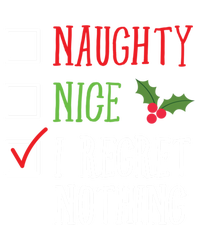 Naughty Nice I Regret Nothing Funny Christmas List Gift Tie Dye Hoodie