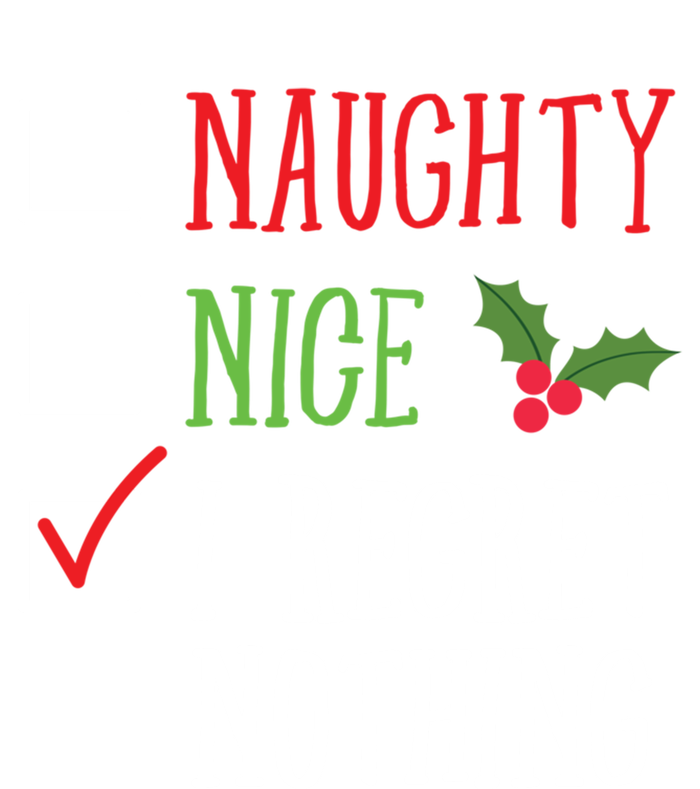 Naughty Nice I Regret Nothing Funny Christmas List Gift Tie Dye Hoodie