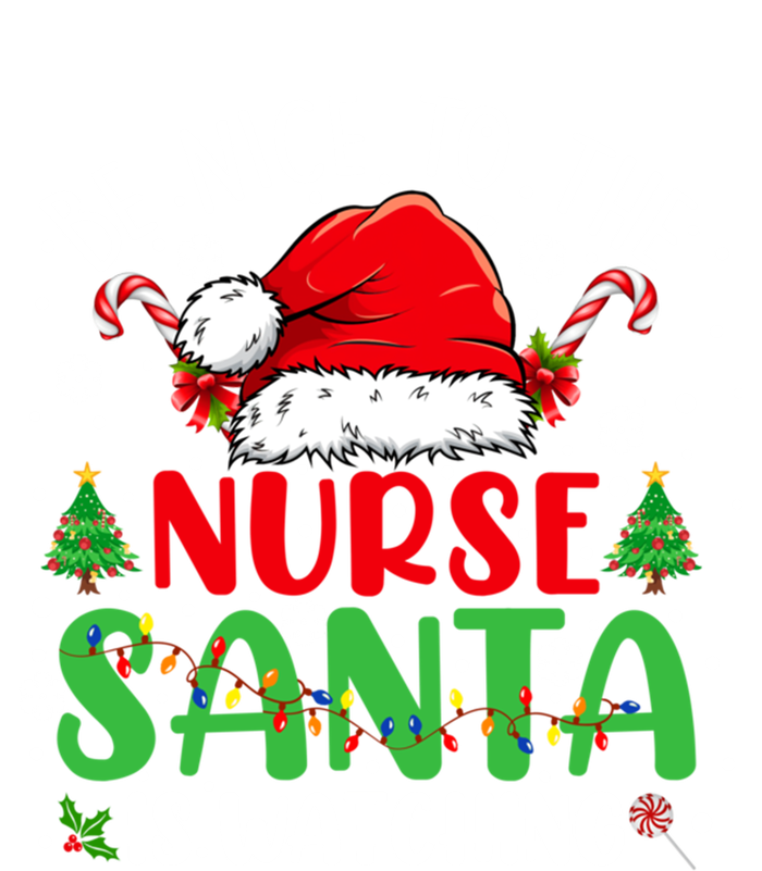 Nurse Christmas Be Nice To The Nurse Santa Is Watching Gift Mesh Reversible Basketball Jersey Tank