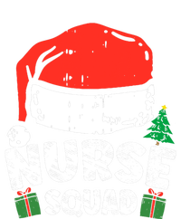 Nurse Christmas Santa Hat Stethoscope Nurse Squad Christmas Gift T-Shirt