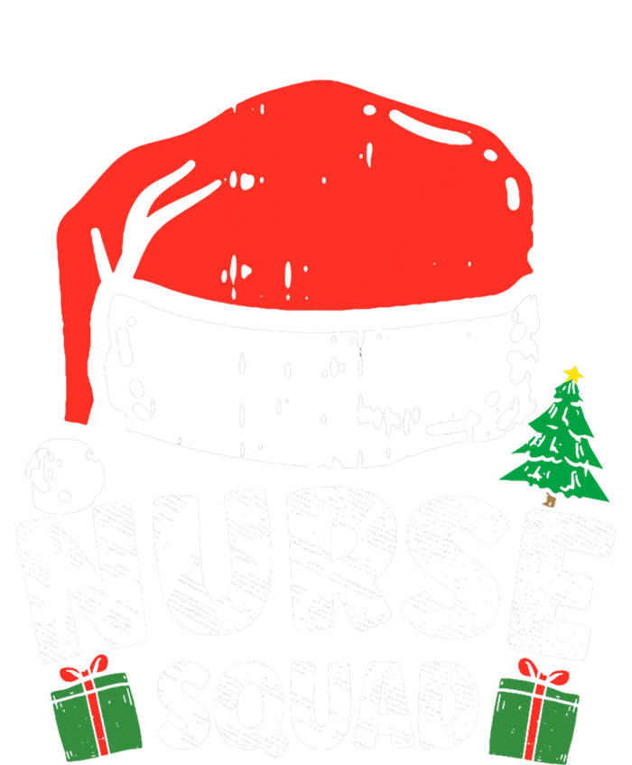 Nurse Christmas Santa Hat Stethoscope Nurse Squad Christmas Gift T-Shirt