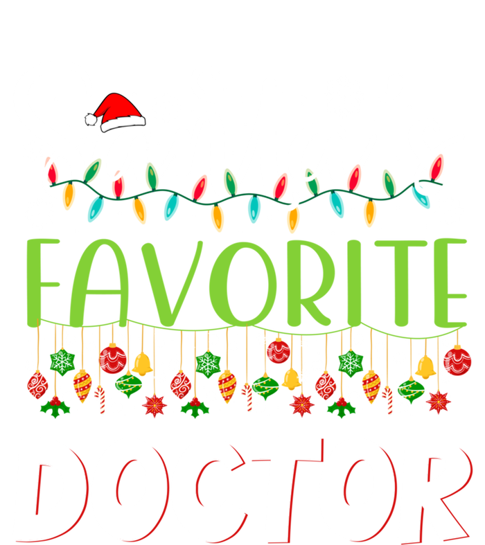 Santa Claus Merry Christmas SantaS Favorite Doctor Great Gift V-Neck T-Shirt