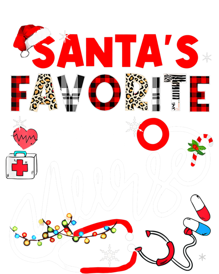 Santa Favorite Hospice Nurse Christmas Nursing Gift USA-Made Snowflake Beanie