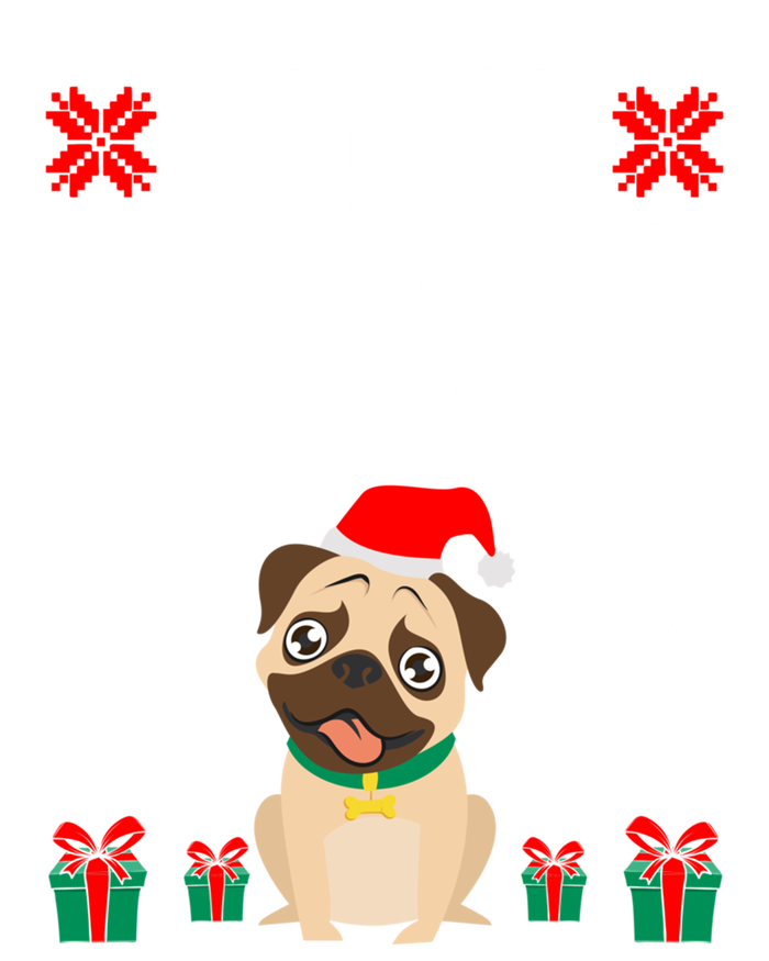 Santa Paws Pug Dog Funny Christmas Pugmas Gift Tank Top