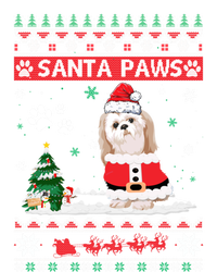 Santa Paws Shih Tzu Merry Christmas Dog Funny Xmas Meaningful Gift T-Shirt