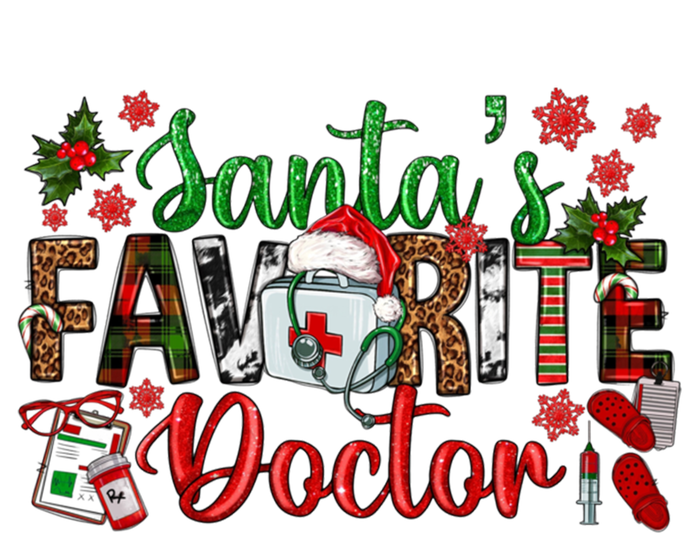 SantaS Favorite Doctor Family Matching Christmas Party Great Gift Tie-Dye Long Sleeve Shirt