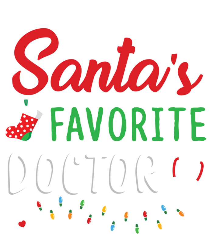 SantaS Favorite Doctor Merry Xmas Claus Stethoscope Gift T-Shirt