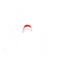 SantaS Favorite Pops Grandpa Funny Christmas Dad Gift T-Shirt