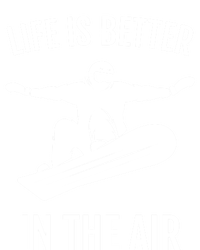 Snowboarding Gift Life Is Better In The Air Cute Gift Kids Long Sleeve Shirt