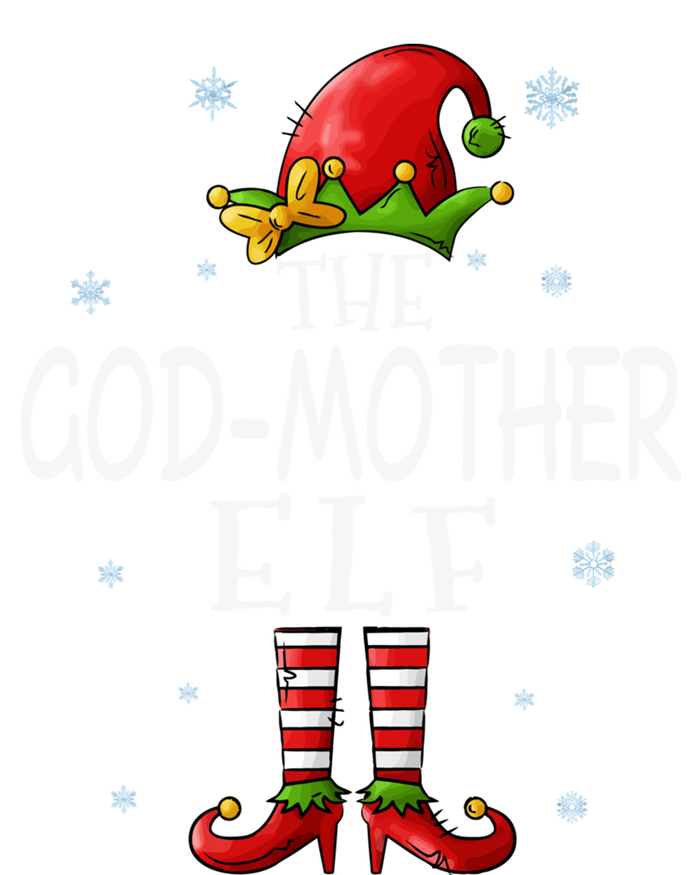 The Godmother Elf Funny Grandma Groupe Matching Christmas Gift Tie-Dye Long Sleeve Shirt