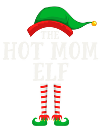 The Hot Mom Elf Christmas Family Matching Group Mother Gift Tie-Dye Long Sleeve Shirt