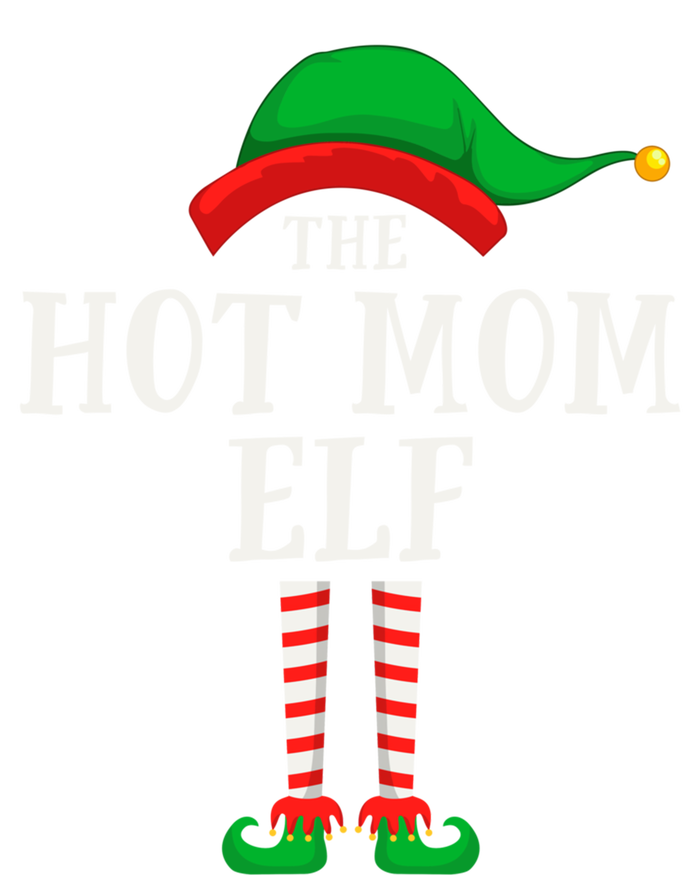 The Hot Mom Elf Christmas Family Matching Group Mother Gift Tie-Dye Long Sleeve Shirt