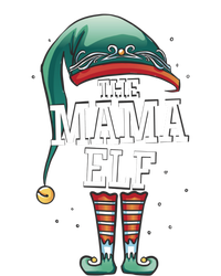 The Mama Elf Christmas Outfit For Mum Elf And Mother Great Gift Valucap Bio-Washed Visor