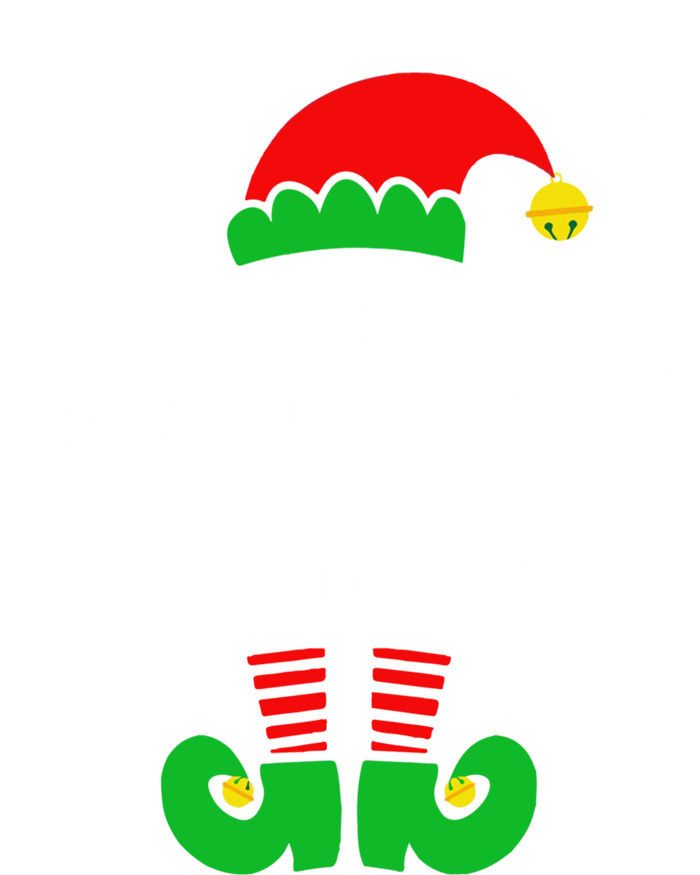 The Mother In Law Elf Funny Christmas Elf Matching Family Gift Women's Long Sleeve Flannel Pajama Set 