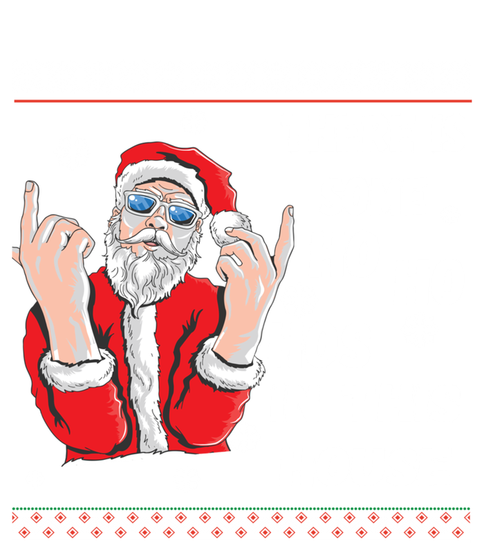 ThereS Some Hos In This House Funny Christmas Santa Ugly Gift T-Shirt