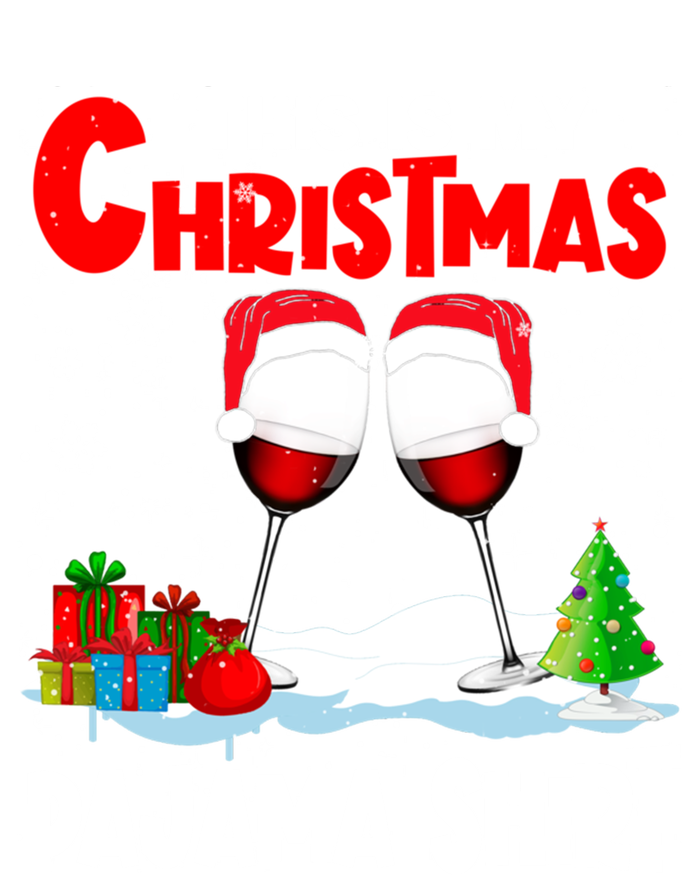 This Is My Christmas Pajama Gift Xmas Santa Wine Er Cute Gift Zip Tote Bag