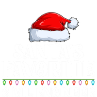 Xmas Lights SantaS Favorites Civil Engineer Christmas Gift T-Shirt