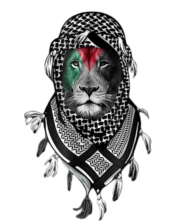 Palestinian Lion Free Palestine Free Gaza Palestine Flag Sustainable Bucket Hat