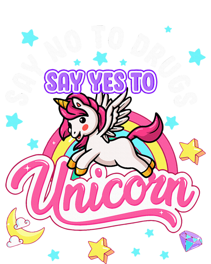 Say No Say Yes to Unicorns Red Ribbon Week Pajama Set